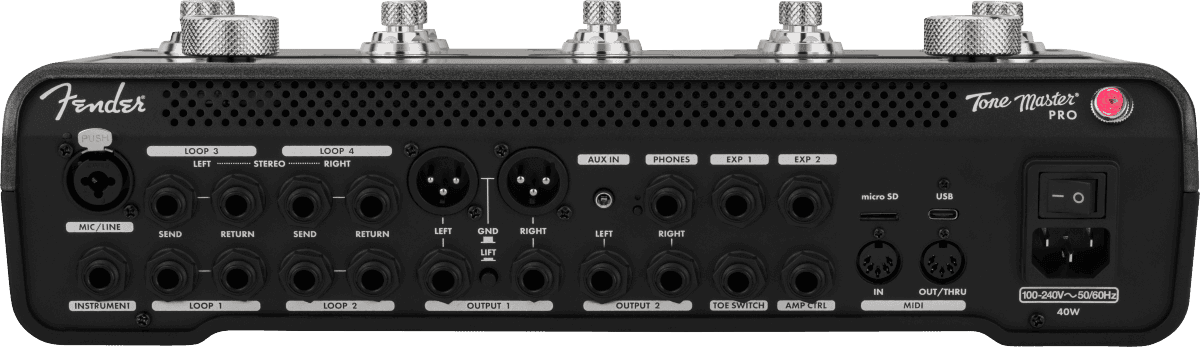 Procesador de efectos Fender Tone Master Pro 2274900000 5