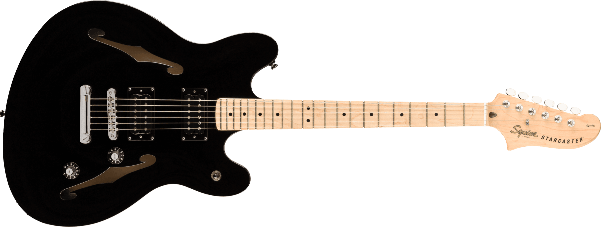 Guitarra Electrica Fender Squier Affinity Series™ Starcaster®, Maple Fingerboard, Black 0370590506