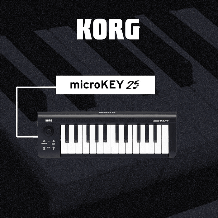 CONTROLADOR MIDI KORG MICROKEY-25 DE 25TECLAS 3