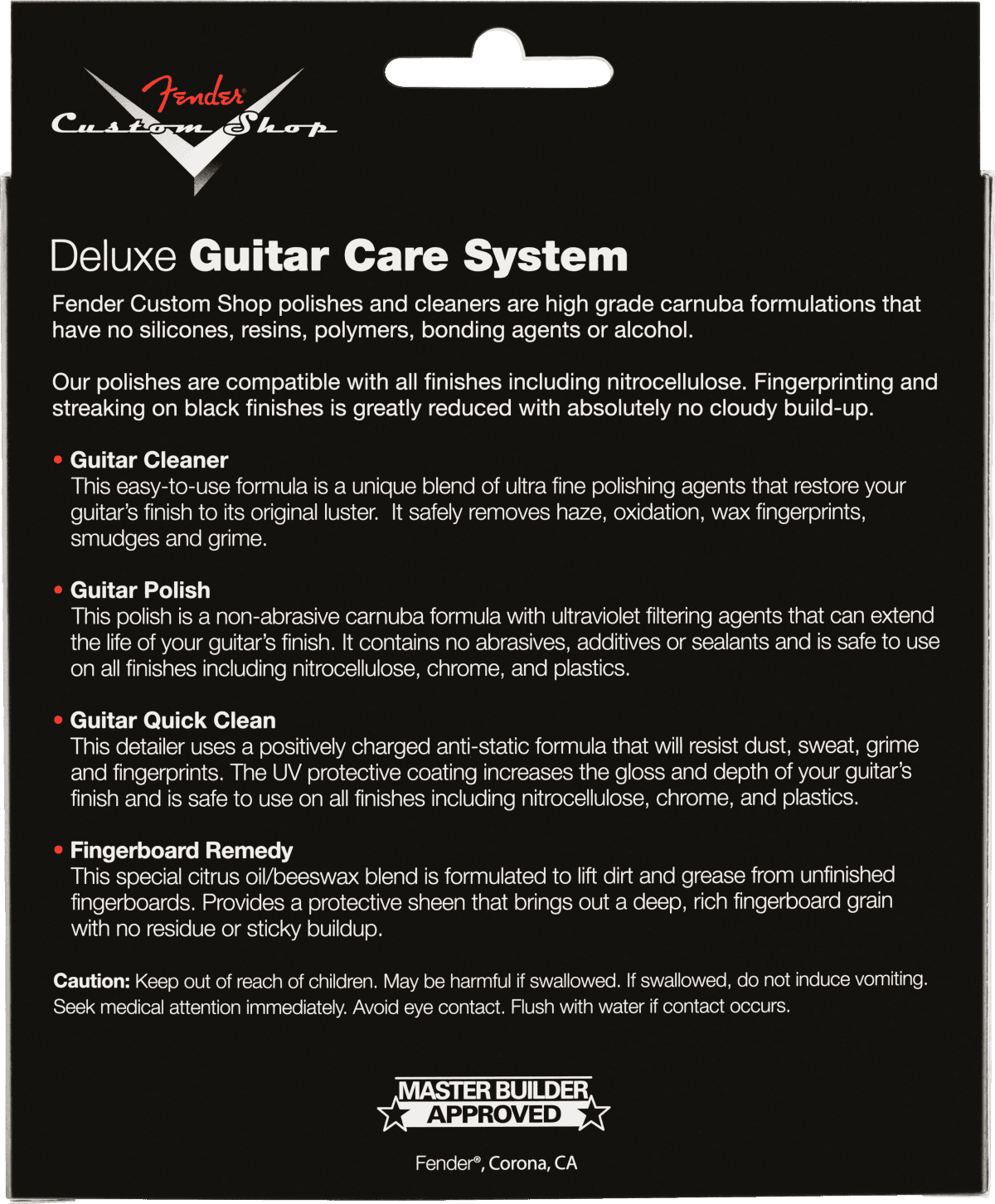 Kit Fender De Limpieza Custom Shop X 4 0990539000 2