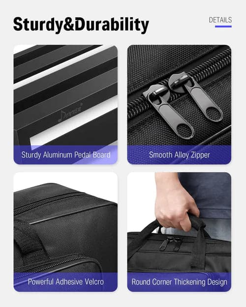 Estuche Porta Pedales Donner Ec916 Db-3 4