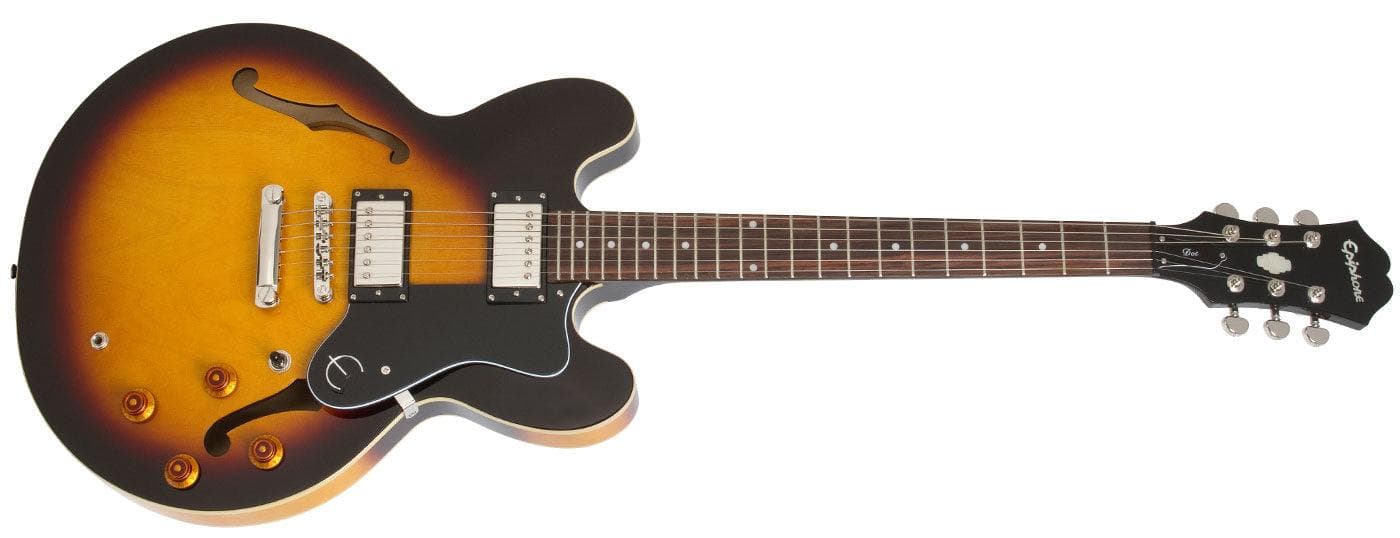 Guitarra Electrica Epiphone Etdtvsch1 Dot Vint. Sunburst Ch Hdwe
