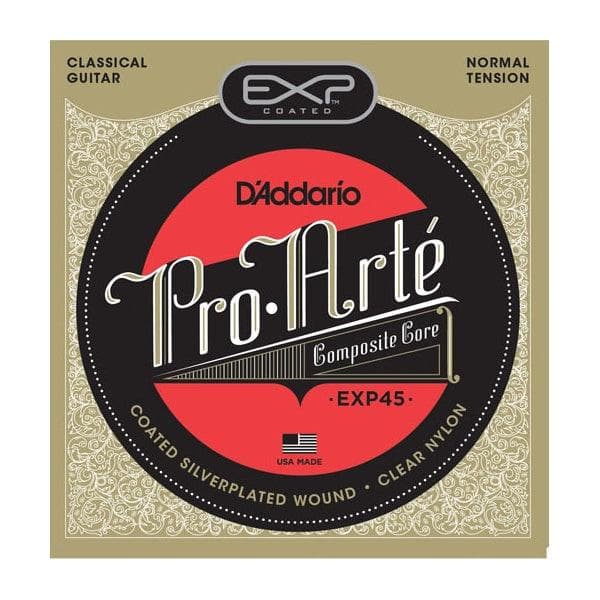 Encordado D Addario Guitarra Acustica Nylon Exp45 Tension Normal