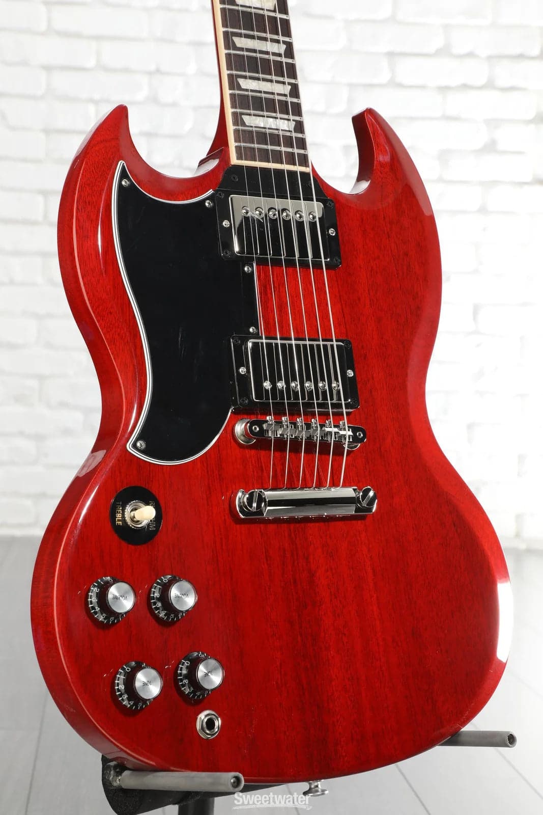 Guitarra Electrica Gibson Sg Std Vintage Sg6100lvenh1 zurda 3