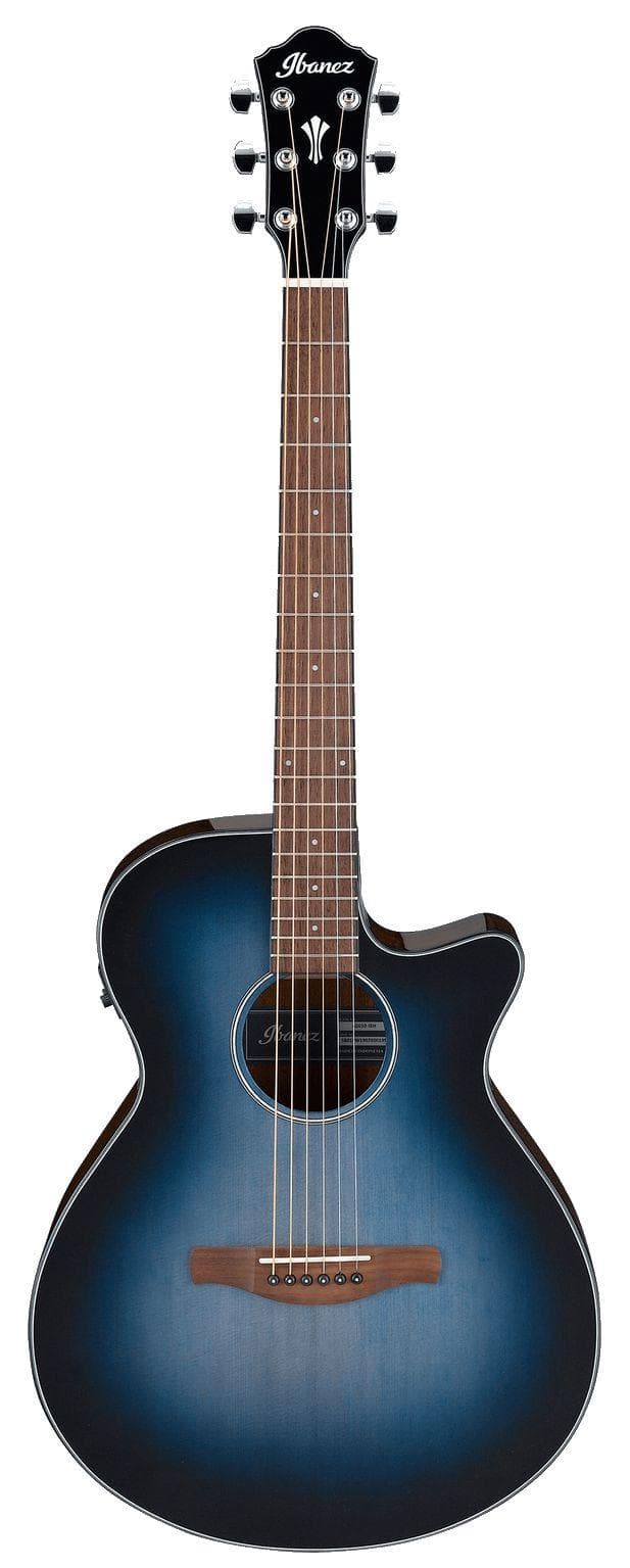 Guitarra Electroacustica Ibanez Aeg50 Indigo Blue Burst High Gloss 4
