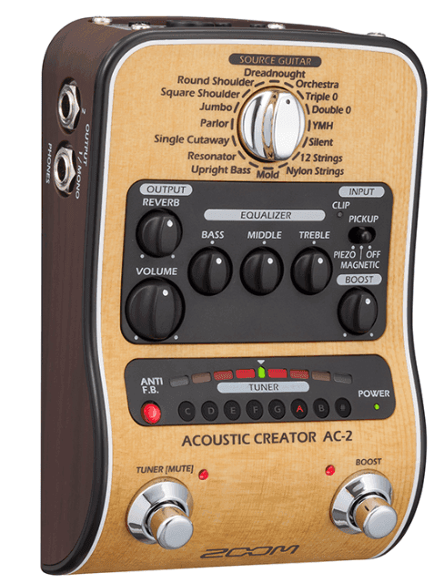Procesador De Efectos Zoom Ac-2/120gl Guit Acust