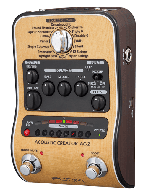 Procesador De Efectos Zoom Ac-2/120gl Guit Acust 2