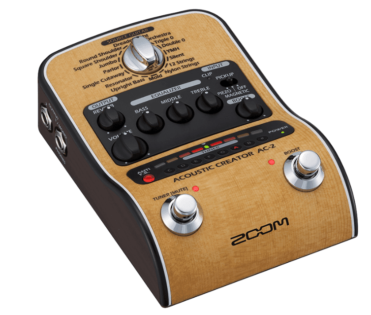 Procesador De Efectos Zoom Ac-2/120gl Guit Acust 4
