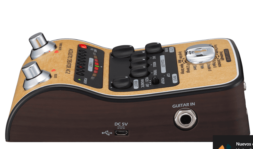 Procesador De Efectos Zoom Ac-2/120gl Guit Acust 6