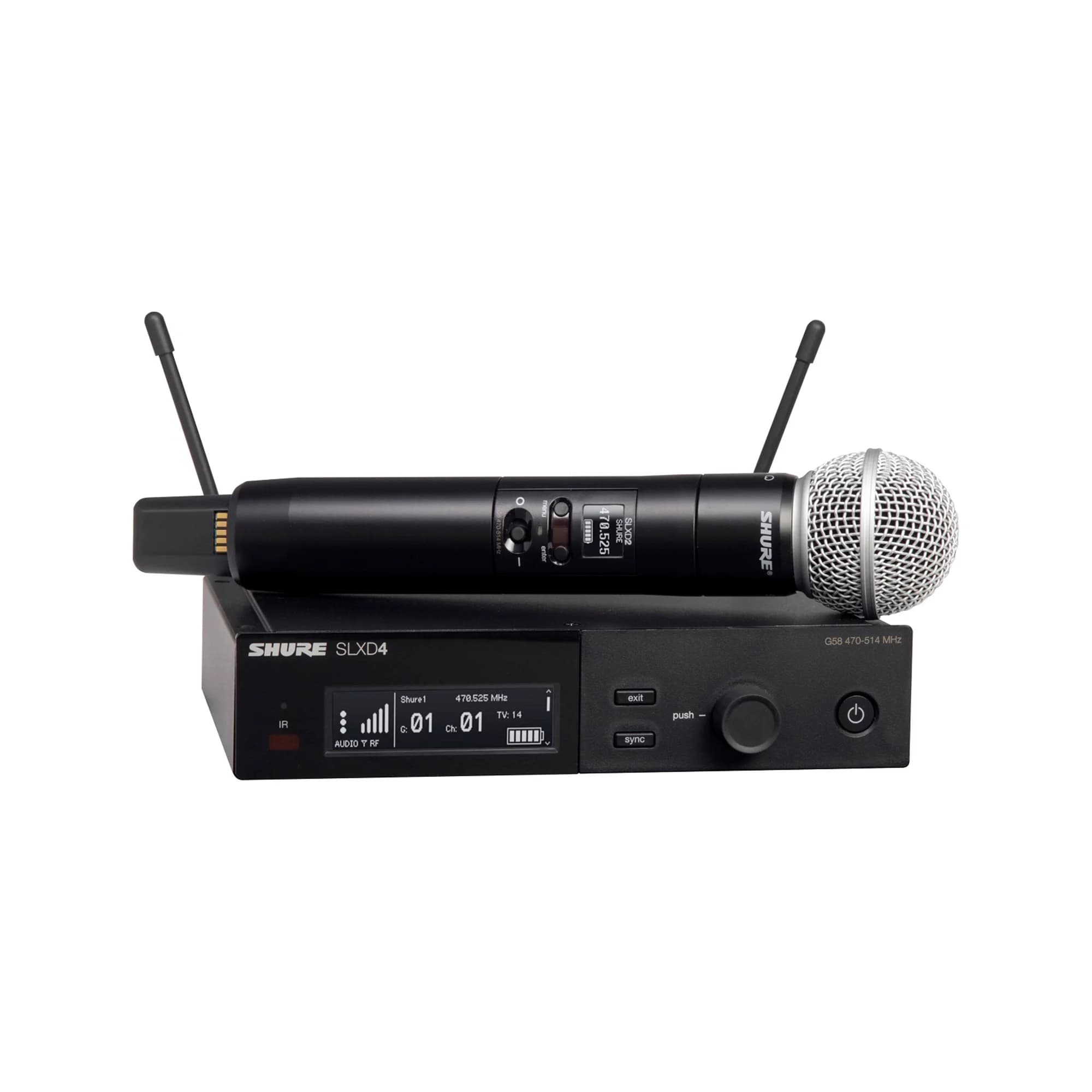 Sistema SLXD24/SM58 SHURE inalámbrico profesional