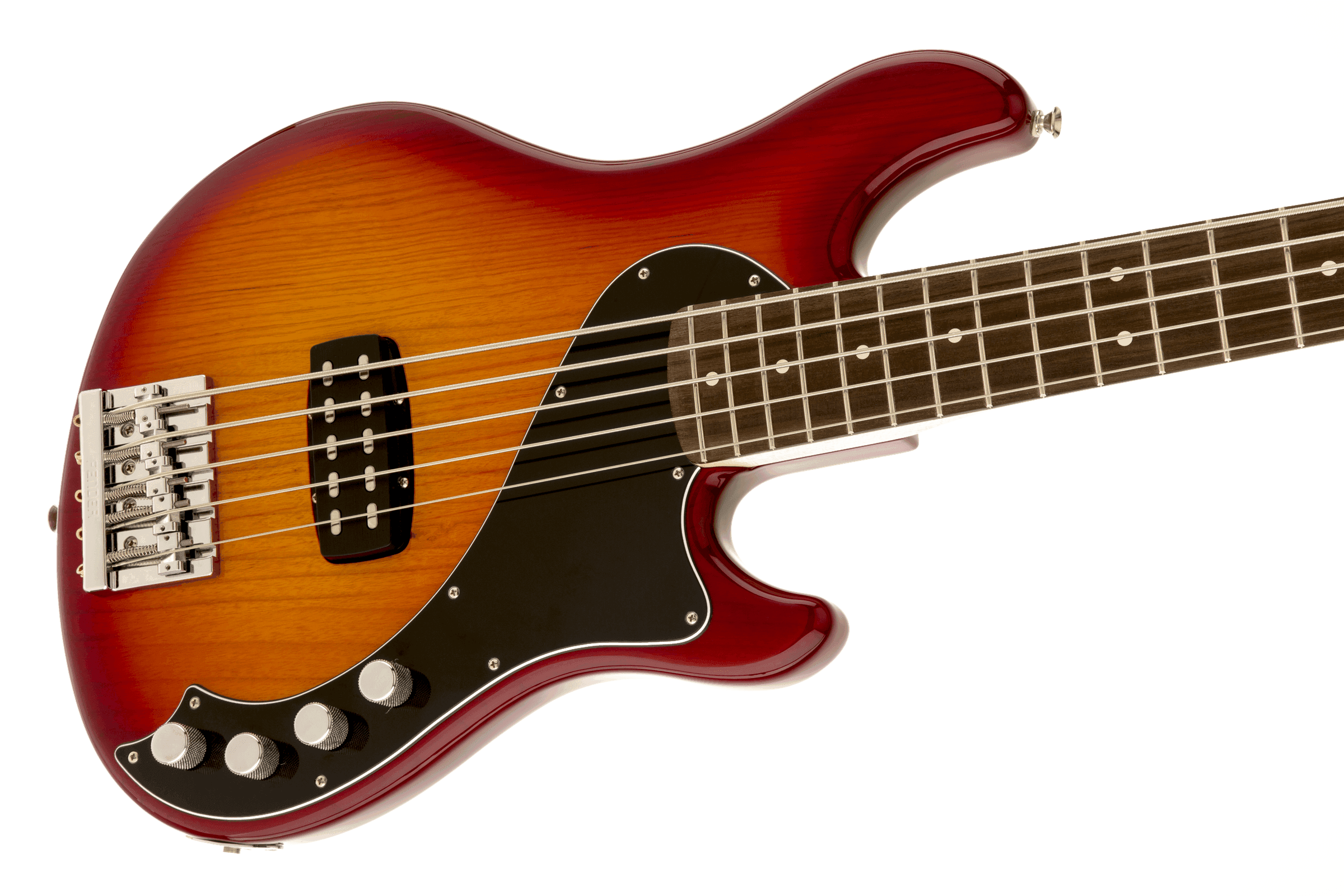 Bajo Electrico Fender Deluxe Dimension™ Bass V, diapasón de palisandro, explosión de cereza envejecida 0142700331 4