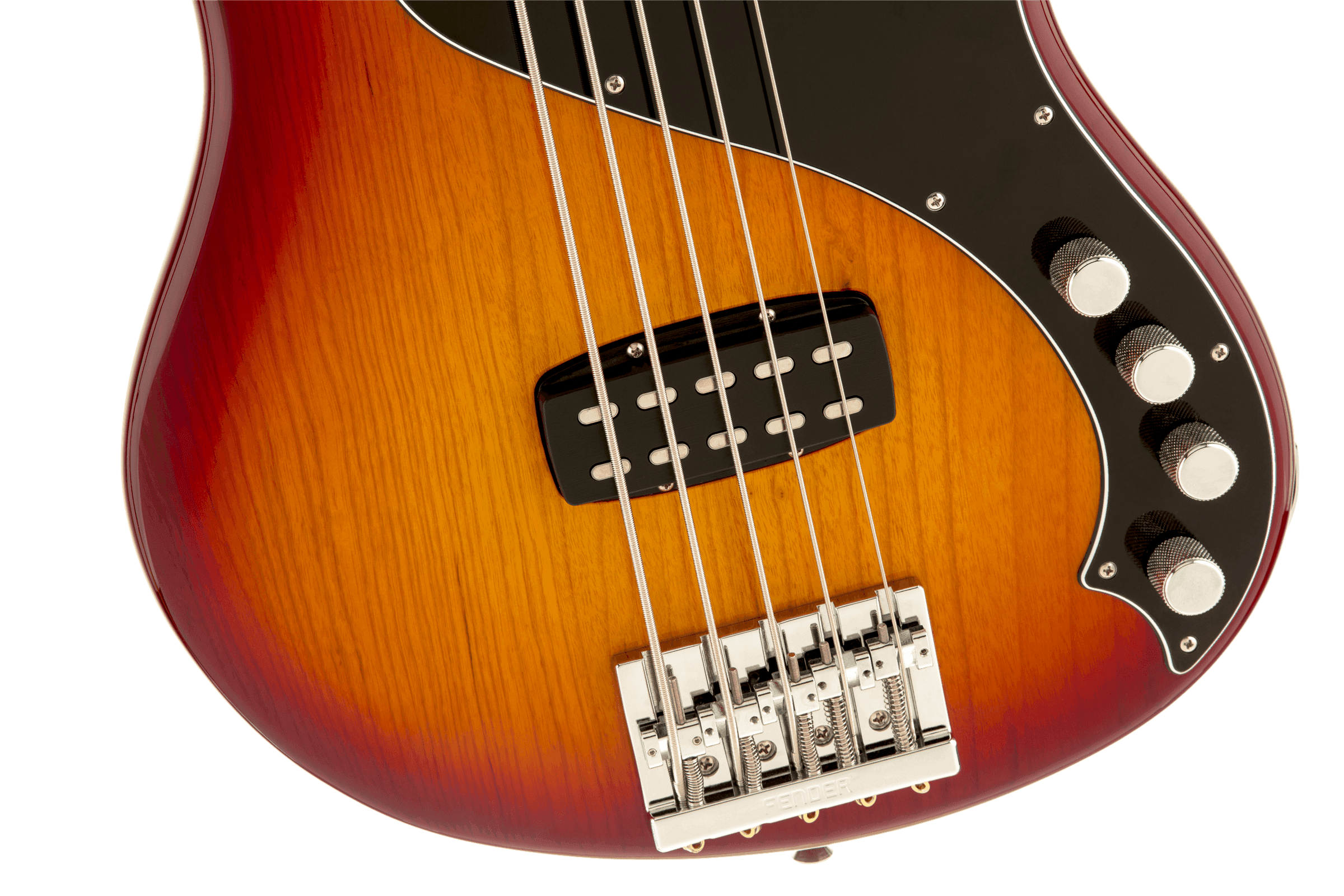 Bajo Electrico Fender Deluxe Dimension™ Bass V, diapasón de palisandro, explosión de cereza envejecida 0142700331 5