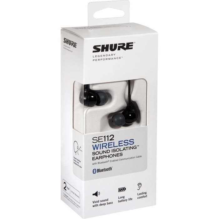 AUDÍFONOS IN-EAR BLUETOOTH SHURE SE112-K-BT1