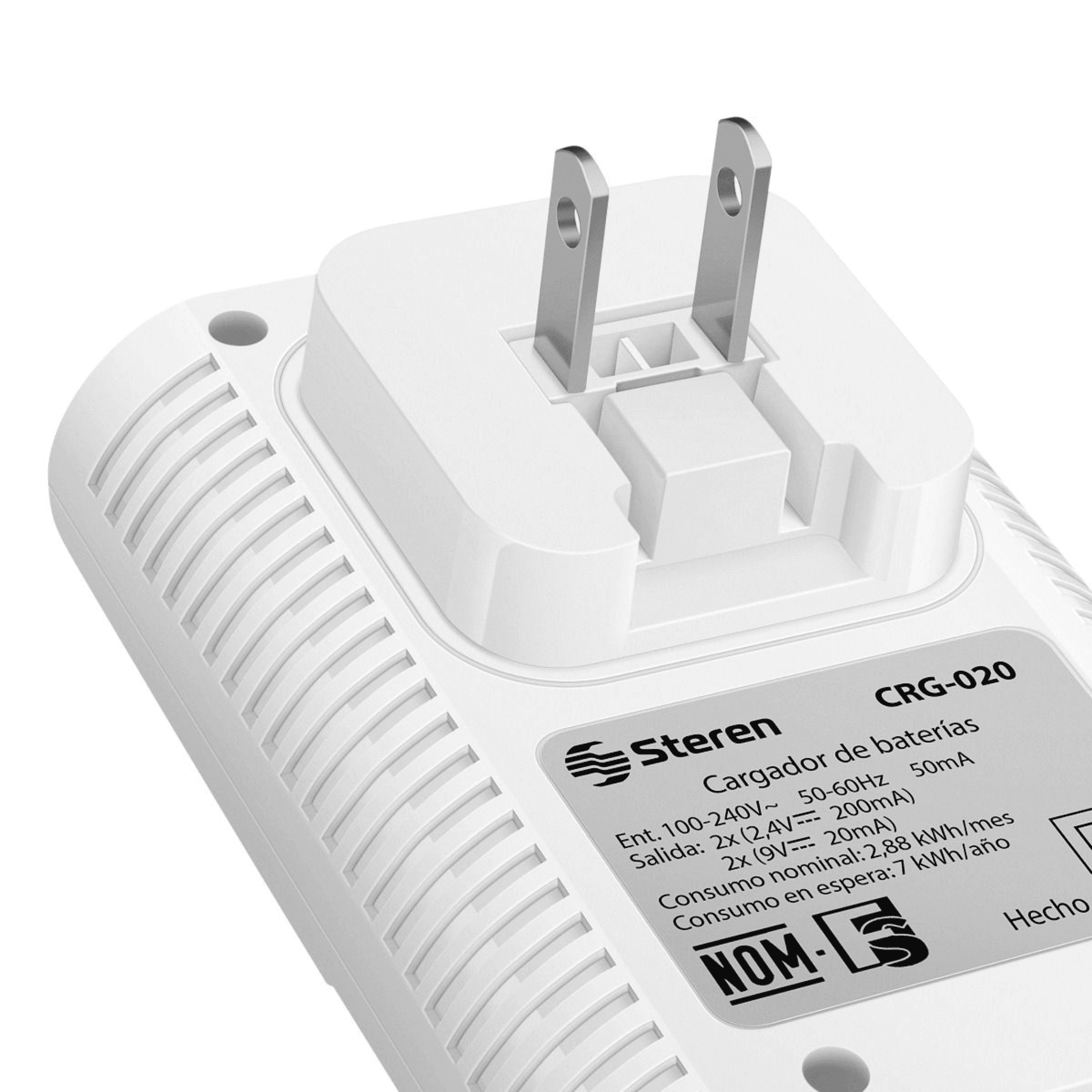 CARGADOR STEREN CRG-020 4 BATERIAS AAA/9V 4