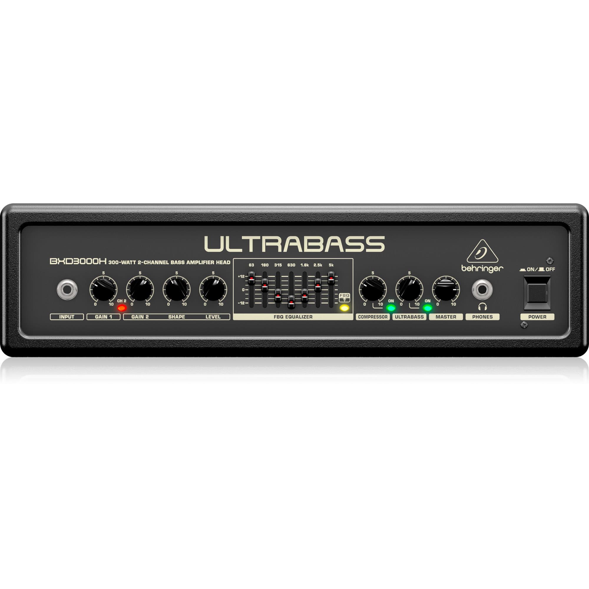 Cabezote BXD3000H BUGERA amplificador bajo 300W