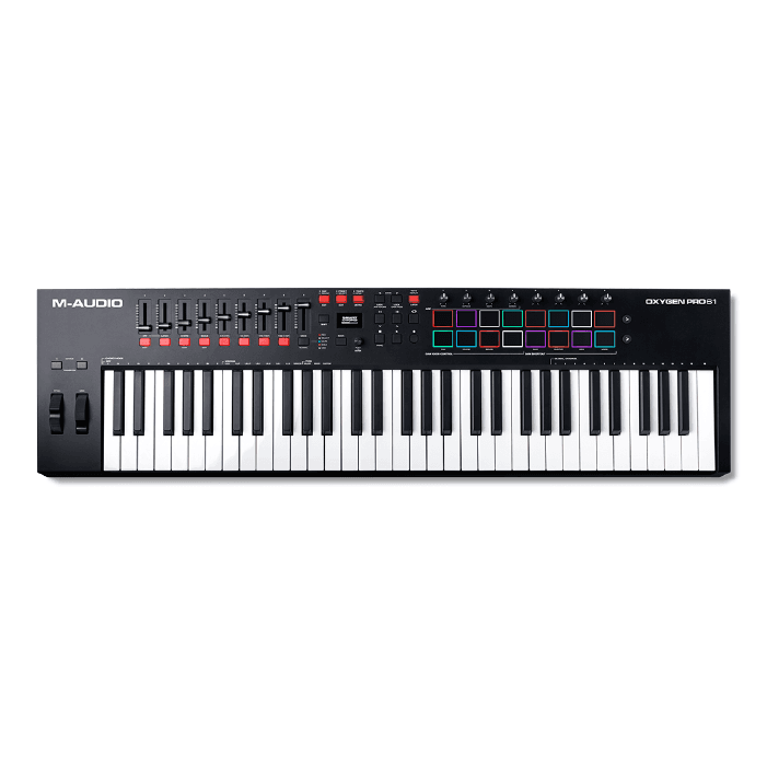 CONTROLADOR MIDI M-AUDIO OXYGENPRO61 4