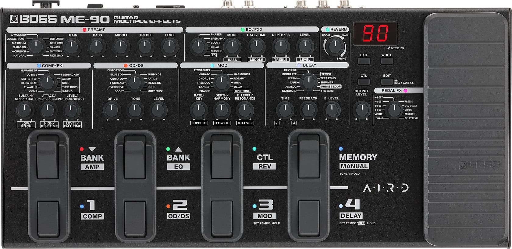 Procesador De Efectos Boss Guitarra Electrica Me-90