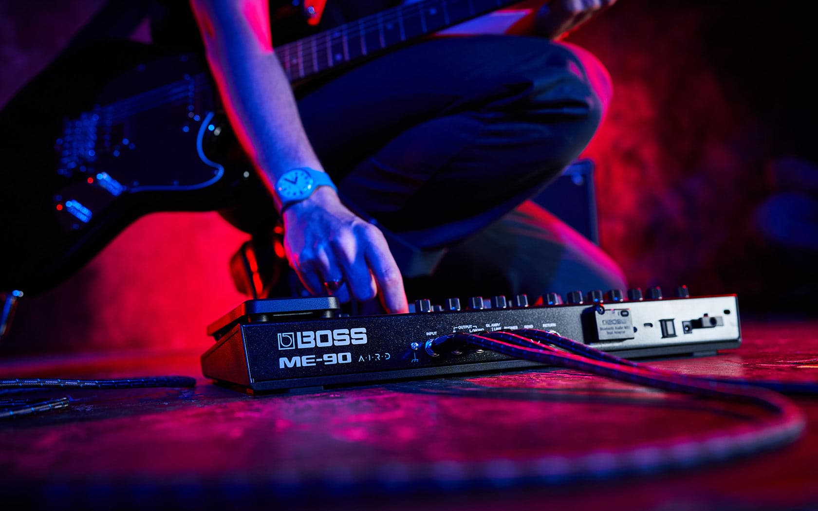 Procesador De Efectos Boss Guitarra Electrica Me-90 6