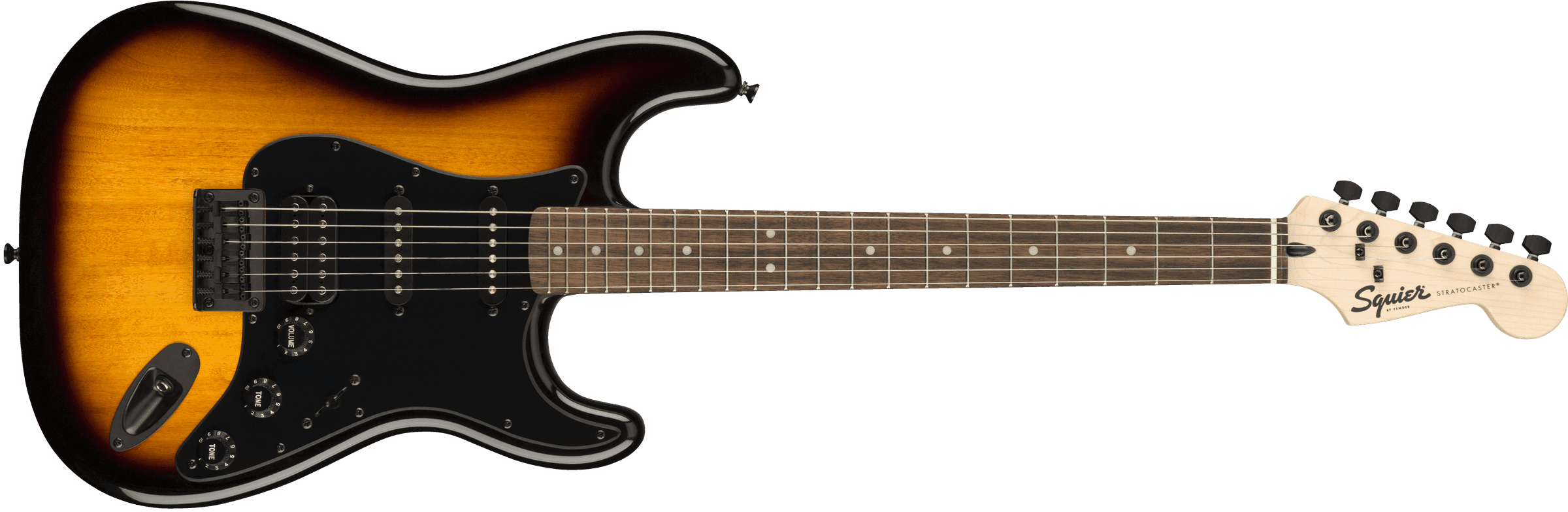 Guitarra Electrica Fender Squier FSR Bullet® Stratocaster® HT HSS, Laurel Fingerboard, 2-Color Sunburst with Black Hardware 0371006503
