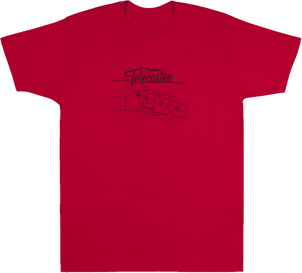 Camiseta Fender Tele® Blueprint (M)