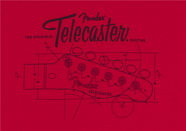 Camiseta Fender Tele® Blueprint (M) 2