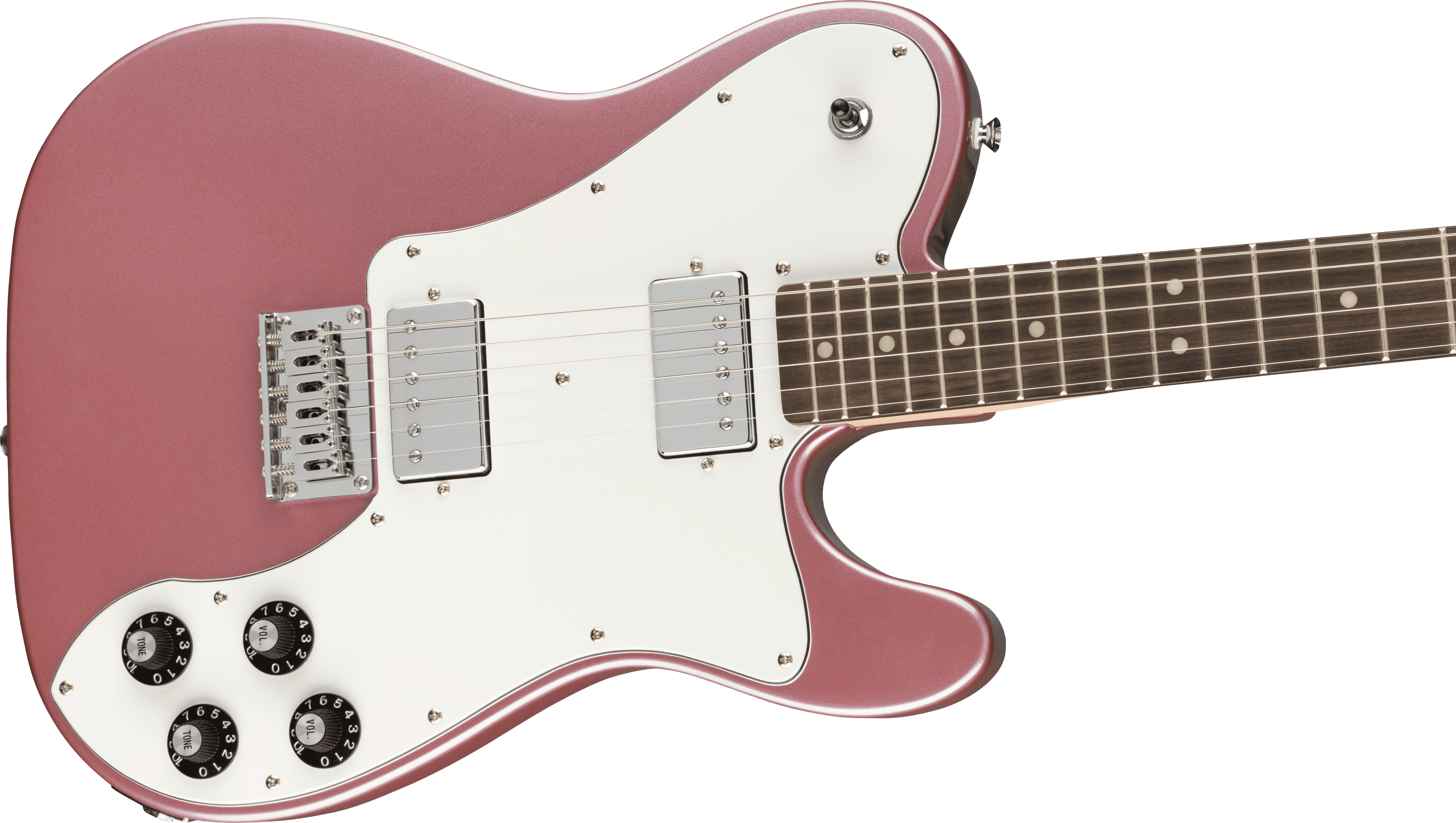 Guitarra Electrica Fender Affinity Series™ Telecaster® Deluxe, Laurel Fingerboard, White Pickguard, Burgundy Mist 0378250566 3
