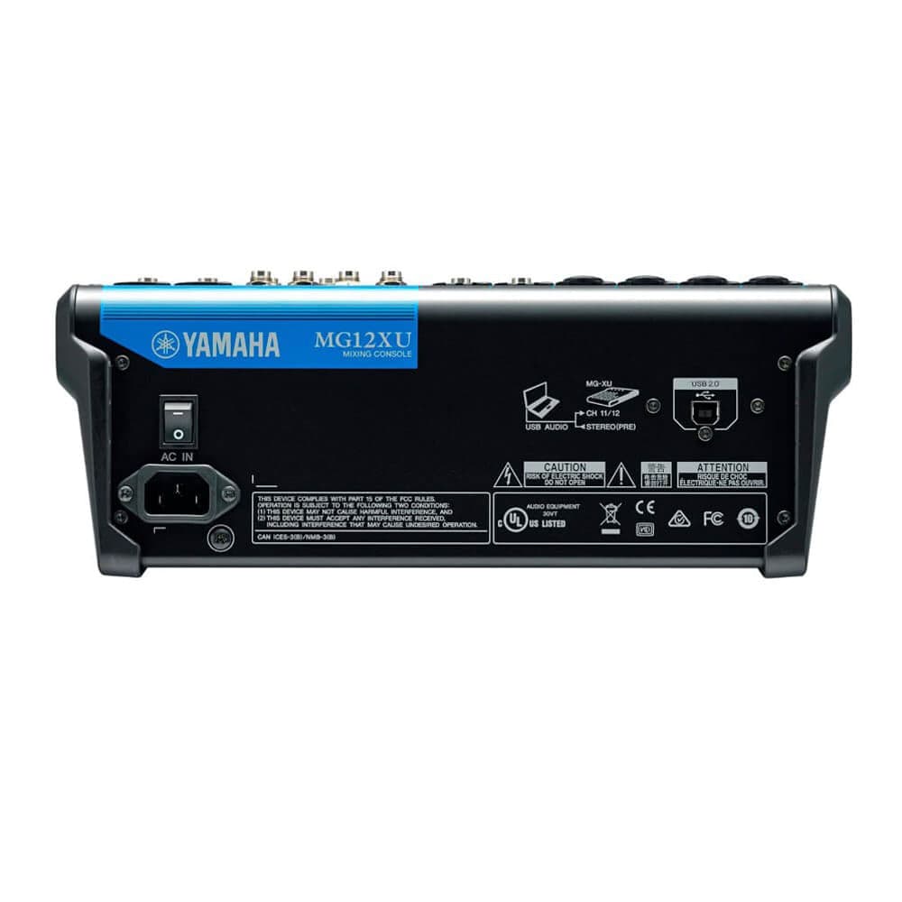 MEZCLADORA ANÁLOGA YAMAHA CON EFECTOS MG12XU 3