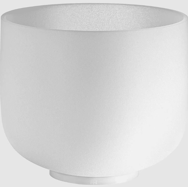 CUENCO DE CRISTAL 8"  - TONO B4   - CHAKRA CORONA