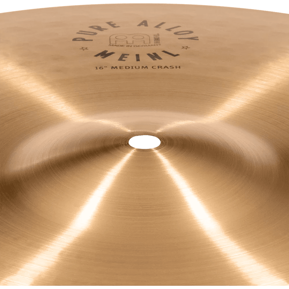 Platillo Meinl Pure Alloy De 16 Pa16Mc Medium Crash 4