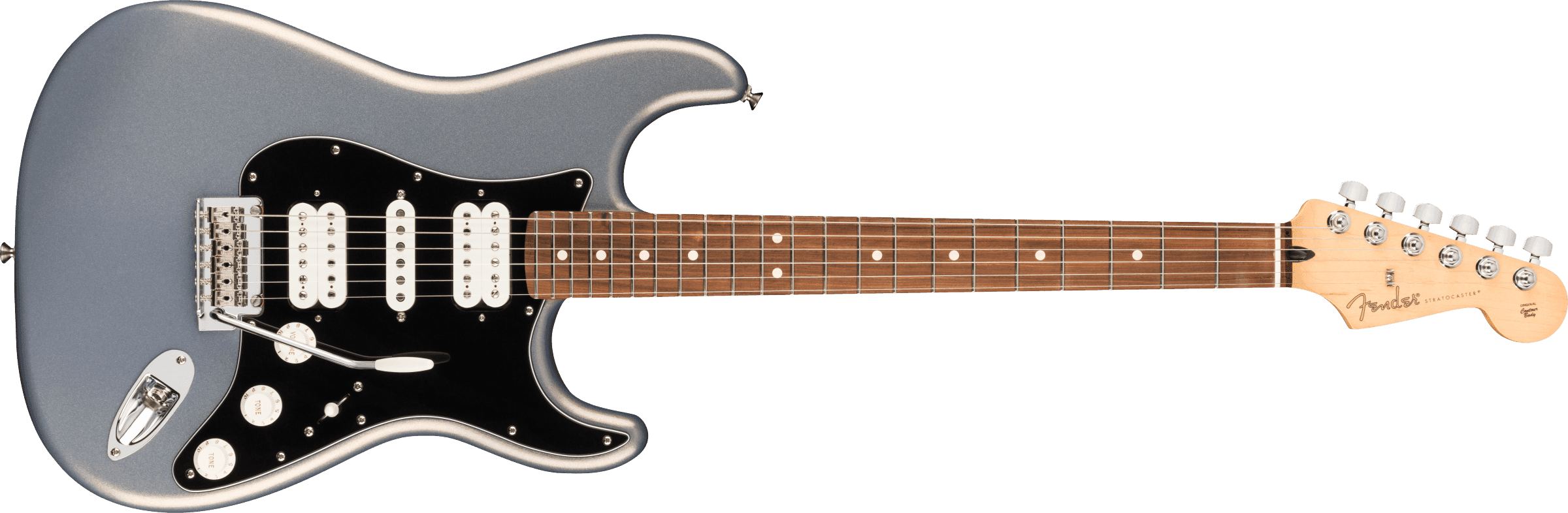 Guitarra Electrica Fender Player Stratocaster Hsh, Pau Ferro Fingerboard, Silver 0144533581
