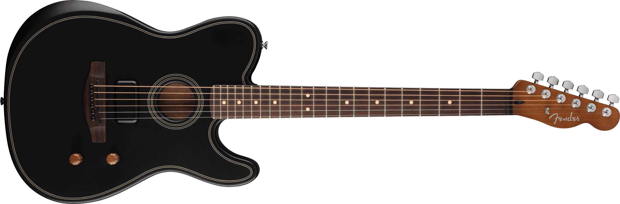 Guitarra Electroacustica Fender Acoustasonic Standard Telecaster Negra 0973113506