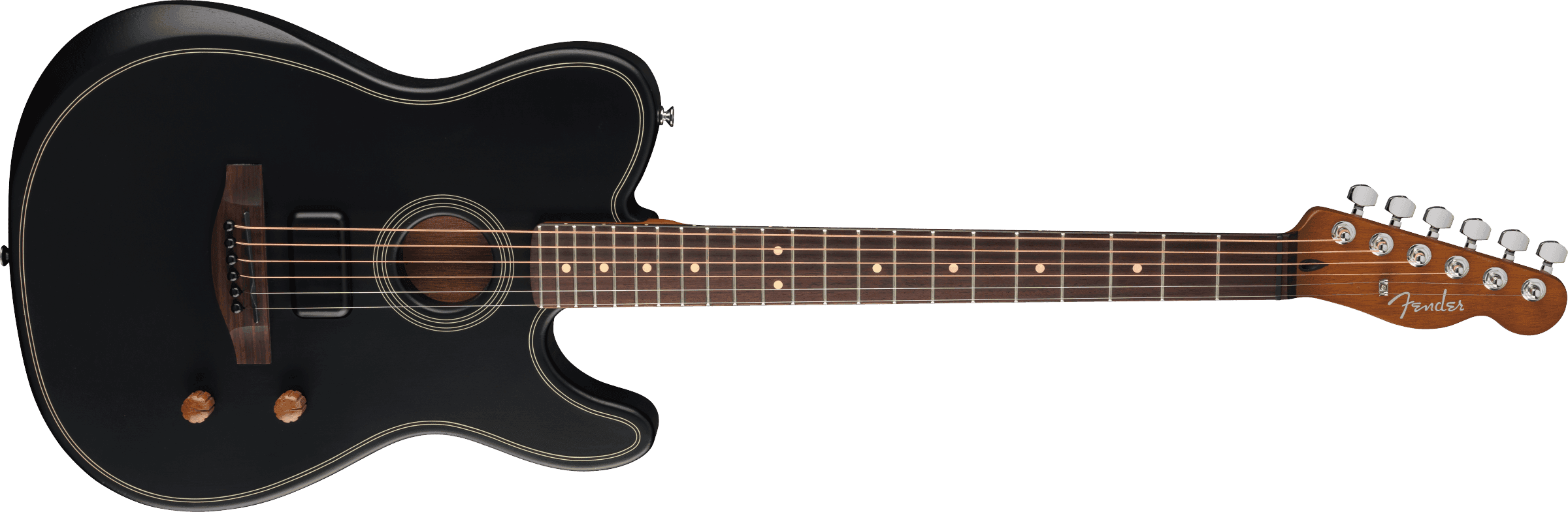 Guitarra Electroacustica Fender Acoustasonic Standard Telecaster Negra 0973113506 3