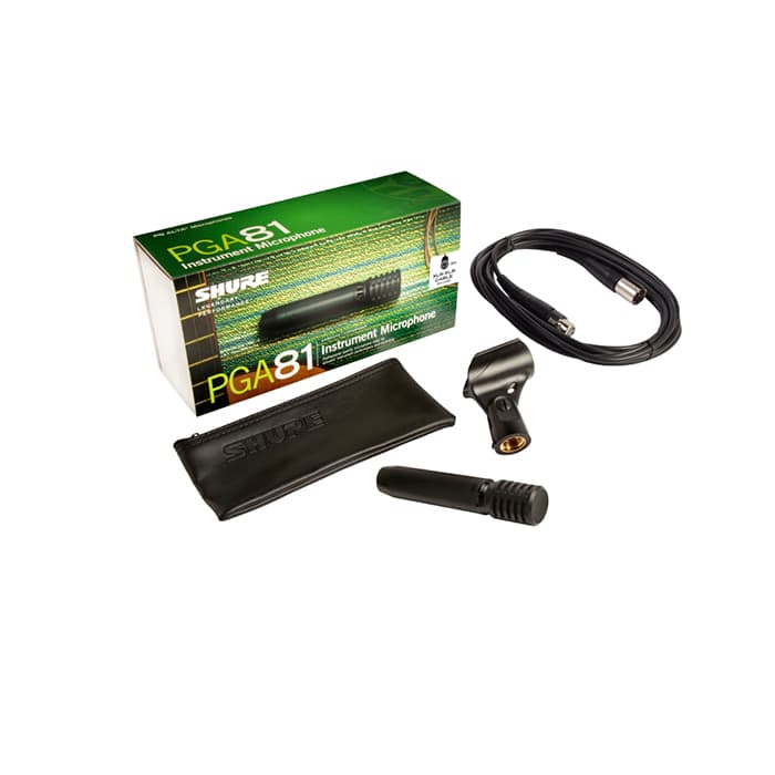 MIC SHURE PGA81-XLR INSTRUMENTAL CONDENSADOR