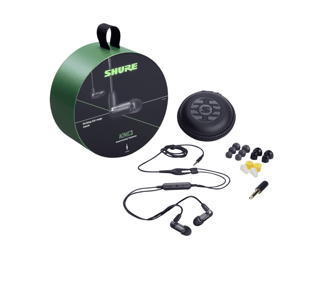AUDÍFONO AONIC 3 SHURE NEGRO SE31BABKUNI 2