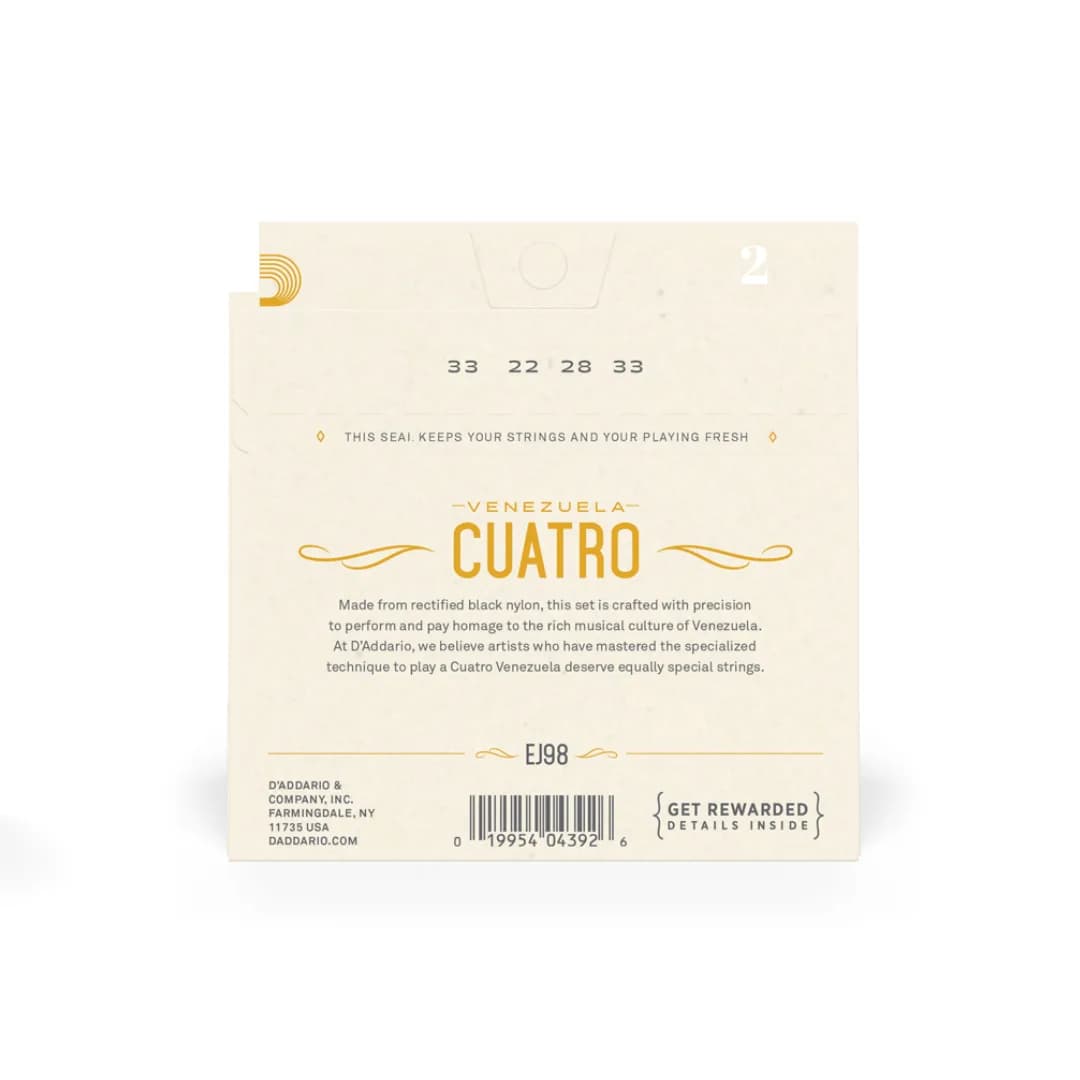 ENCORDADO D ADDARIO CUATRO EJ98 2