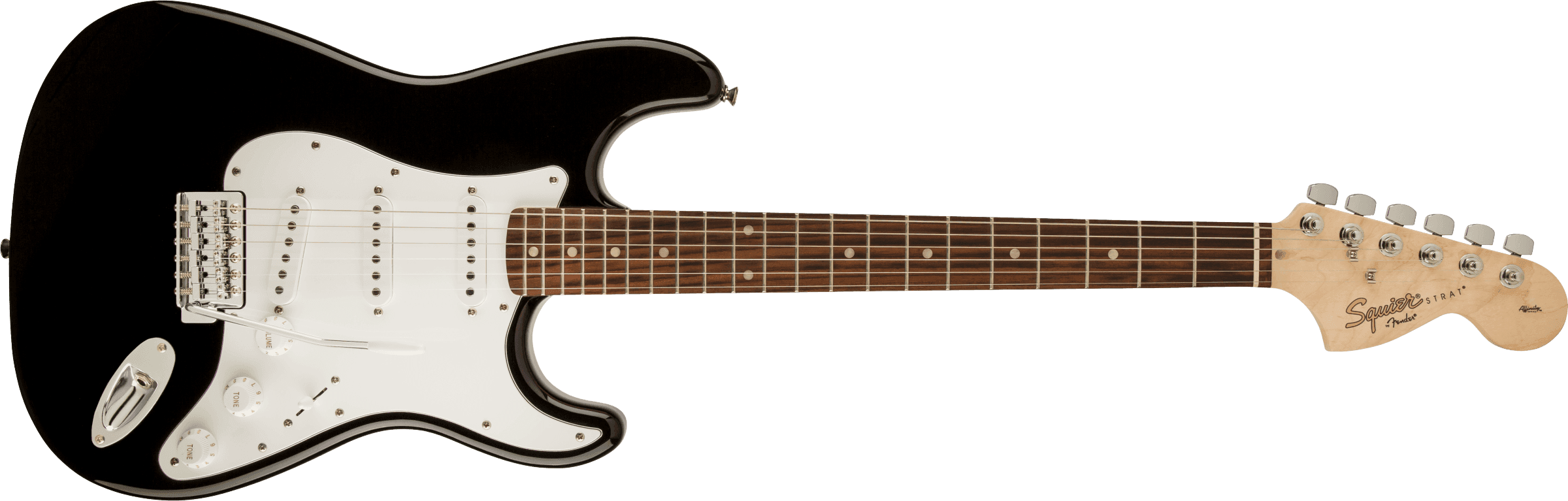Guitarra Electrica Fender Squier Affinity Series™ Stratocaster®, Laurel Fingerboard, Black 0310602506 Escala Corta