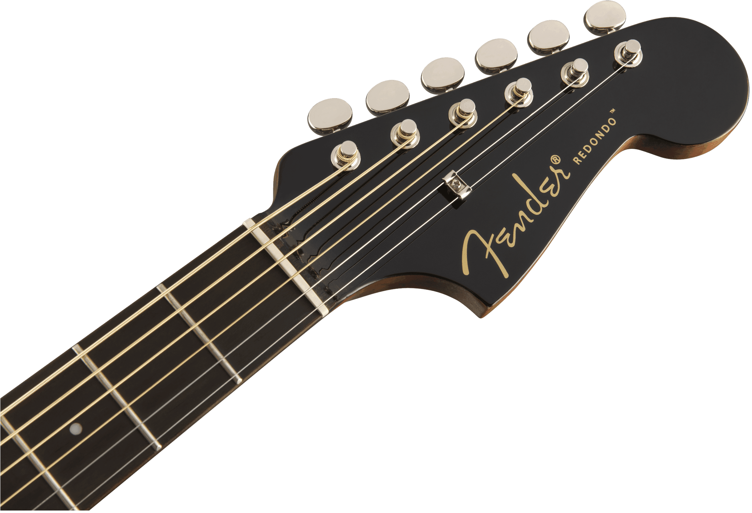 Guitarra Electroacustica Fender Redondo Player, diapasón de nogal, Jetty Black 0970713506 8