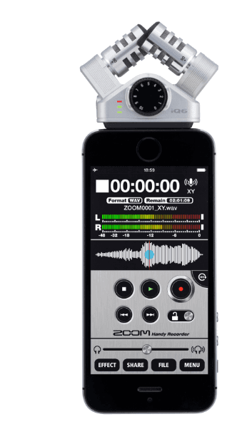 Microfono Zoom Doble Iq6/cm 5