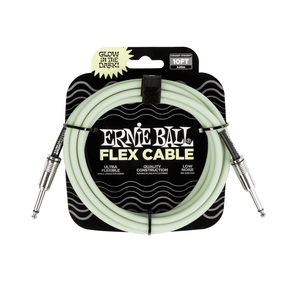 Cable Ernie Ball 10ft P06436 Glow In Dark