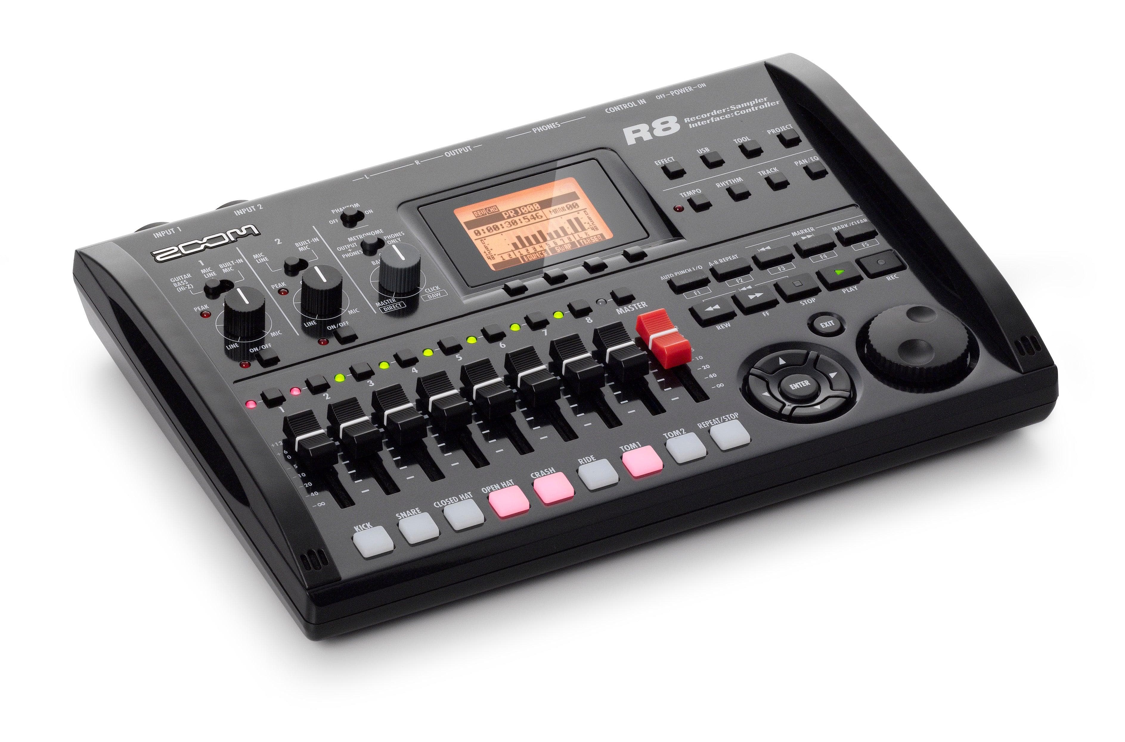 Grabadora/interface/contralador Zoom R8/120gl 3