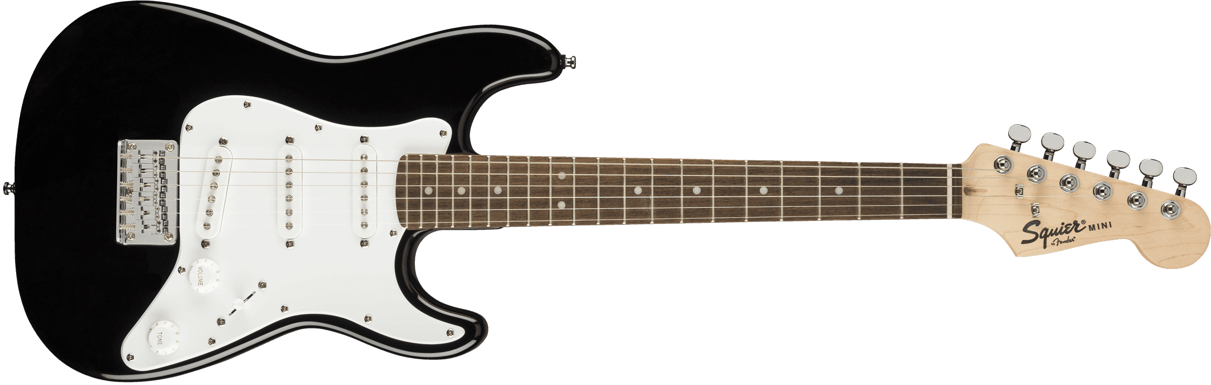 Guitarra Electrica Fender Squier Mini Stratocaster, Laurel Fingerboard, Black 0370121506