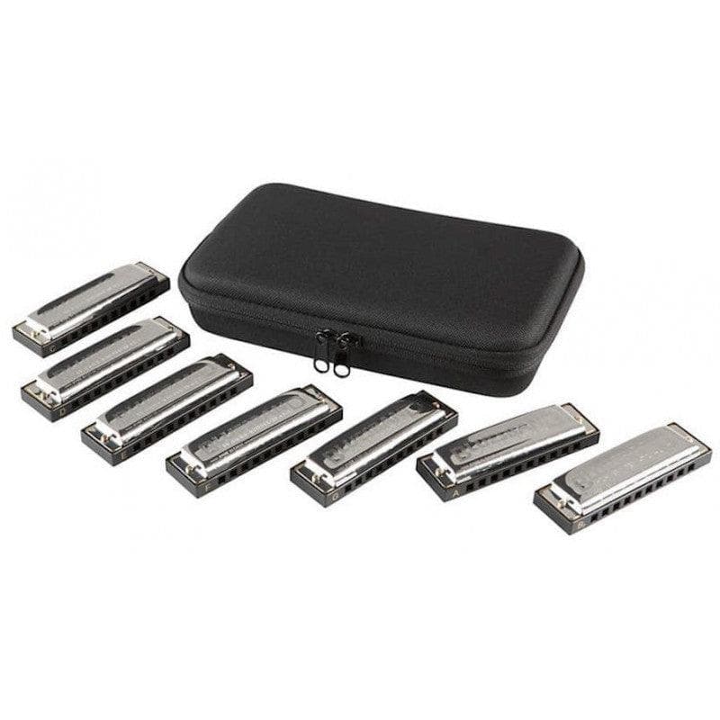 Armonica Hohner Blues Band Pack De 7 (do, Sol, La, Re, Fa, Mi Y Sib) 2