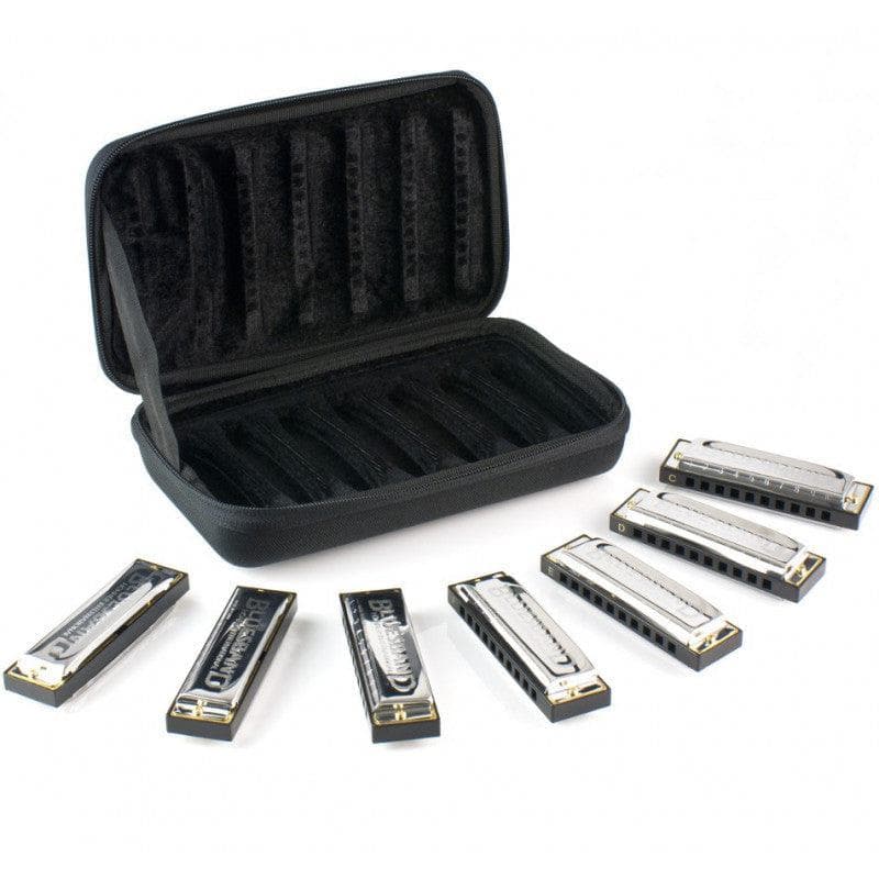 Armonica Hohner Blues Band Pack De 7 (do, Sol, La, Re, Fa, Mi Y Sib) 3