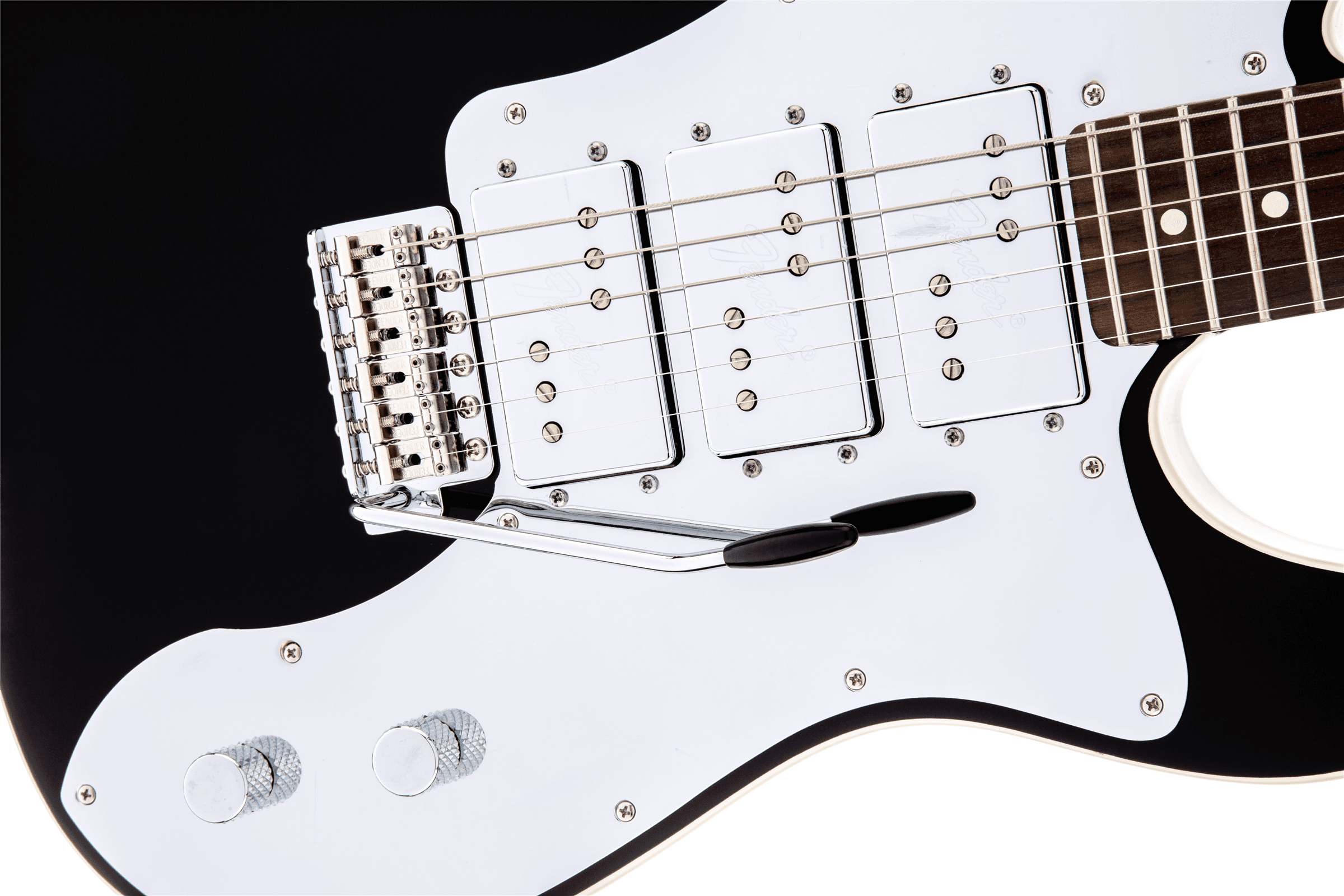 Guitarra Electrica Fender J5 Triple Tele® Deluxe, diapasón de palisandro, negro0130050306 5