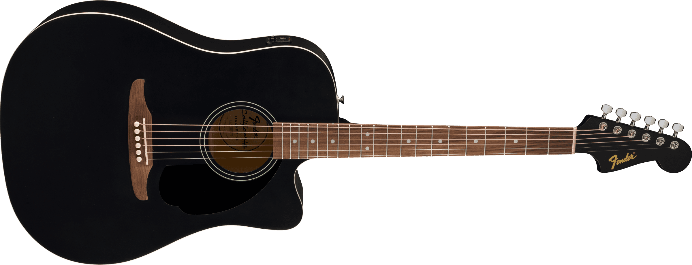 Guitarra Electroacustica Fender California Debut Redondo Negra 0974010506 4