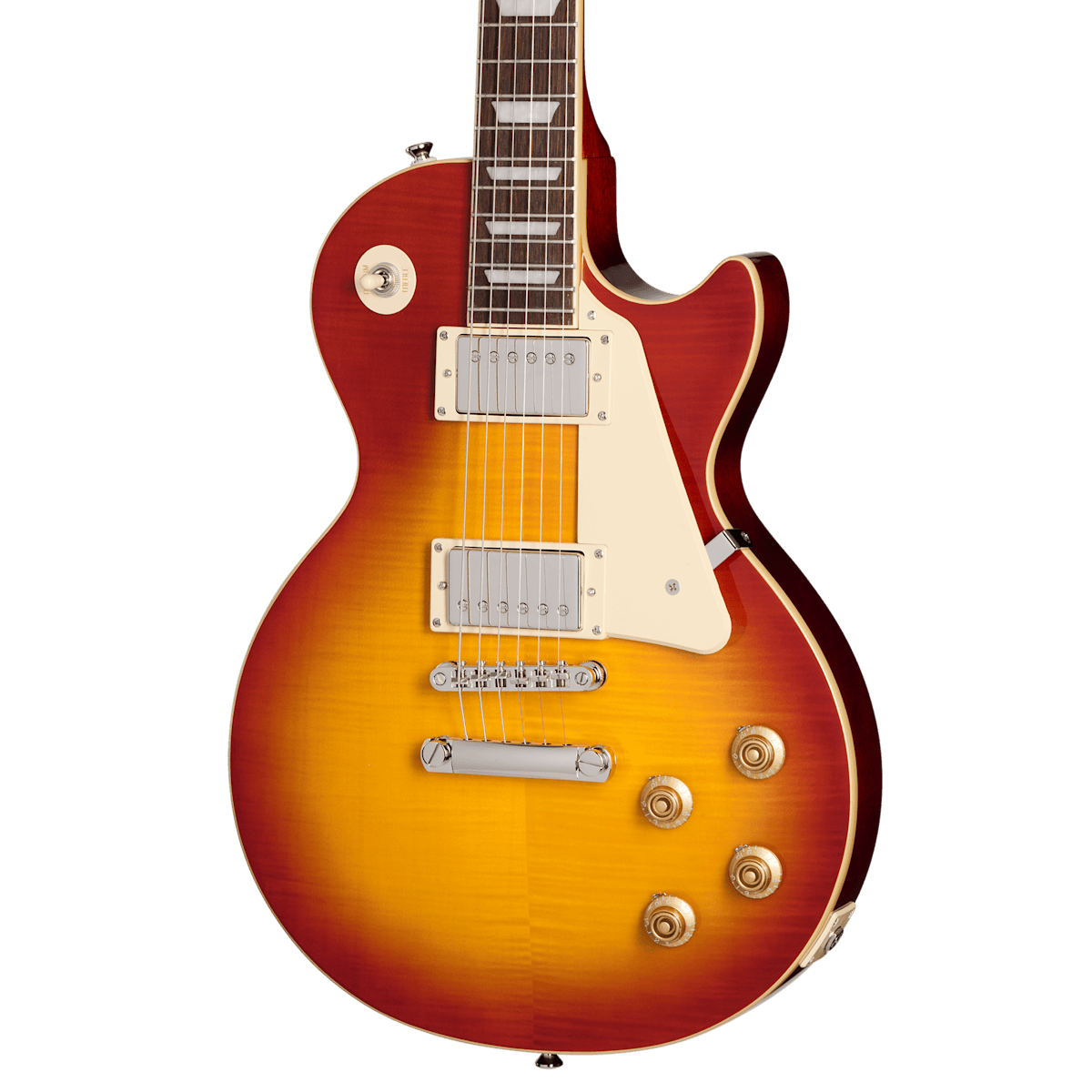 Guitarra Electrica Epiphone Lp Standard 50s Eiglp5wcnh1 Estuche 3