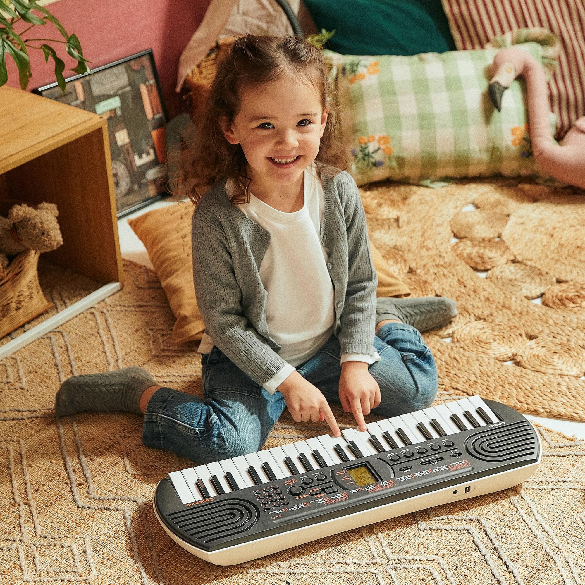 Teclado Casio Sa-81h2 Con Adaptador 2