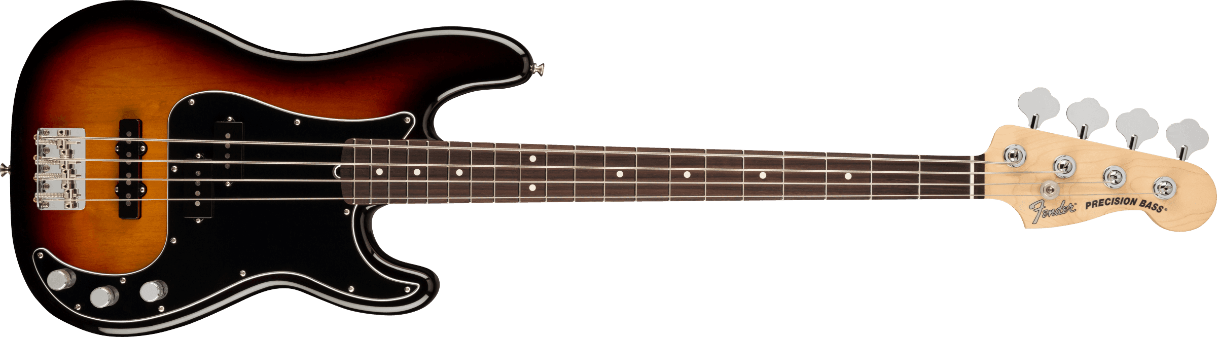 Bajo Electrico Fender American Performer Precision Bass®, diapasón de palisandro, rayos de sol de 3 colores 019800300
