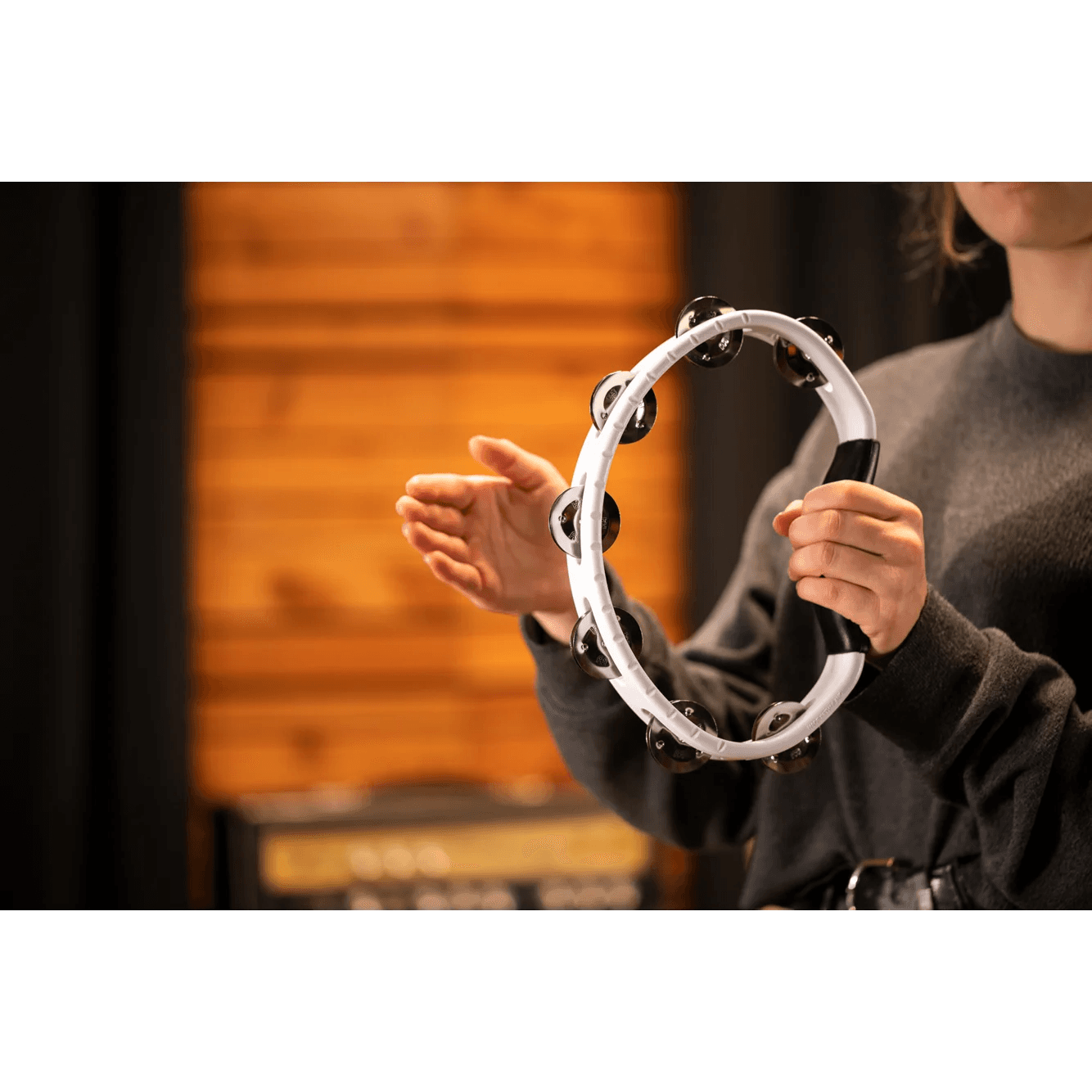 Pandereta Meinl Htwh White 5