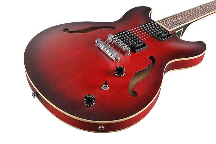 Guitarra Electrica Ibanez Hollow Body As53-sunburst Red Flat 2